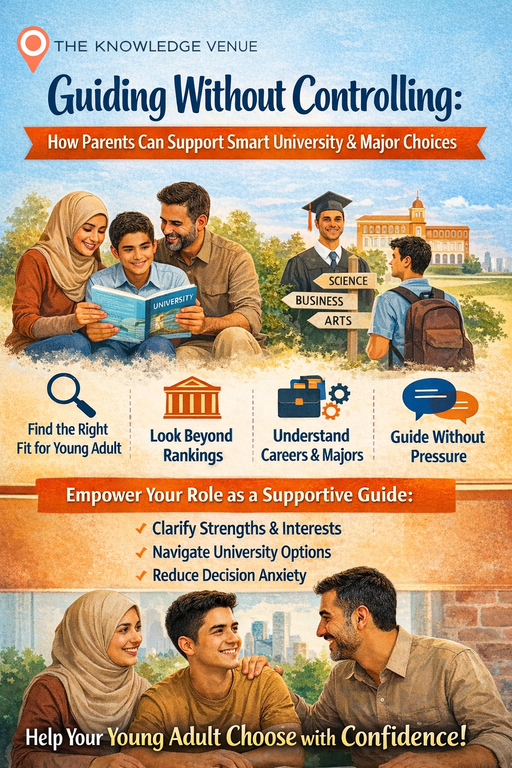 Guiding Without Controlling: How Parents Can Support Smart University & Major Choices